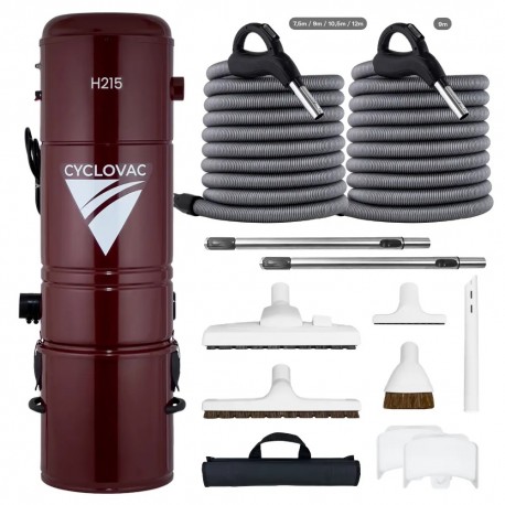 Odkurzacz centralny Cyclo Vac H215 + zestaw Optima Max