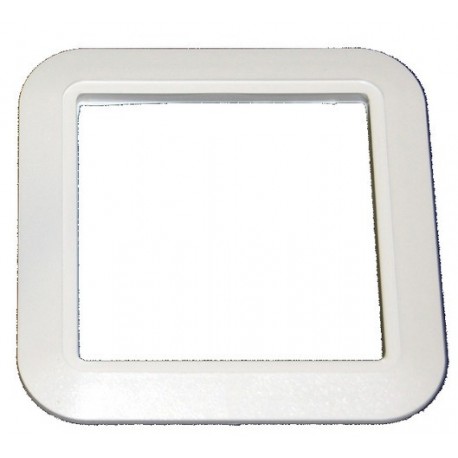 Ramka do gniazda Euro-Top biała